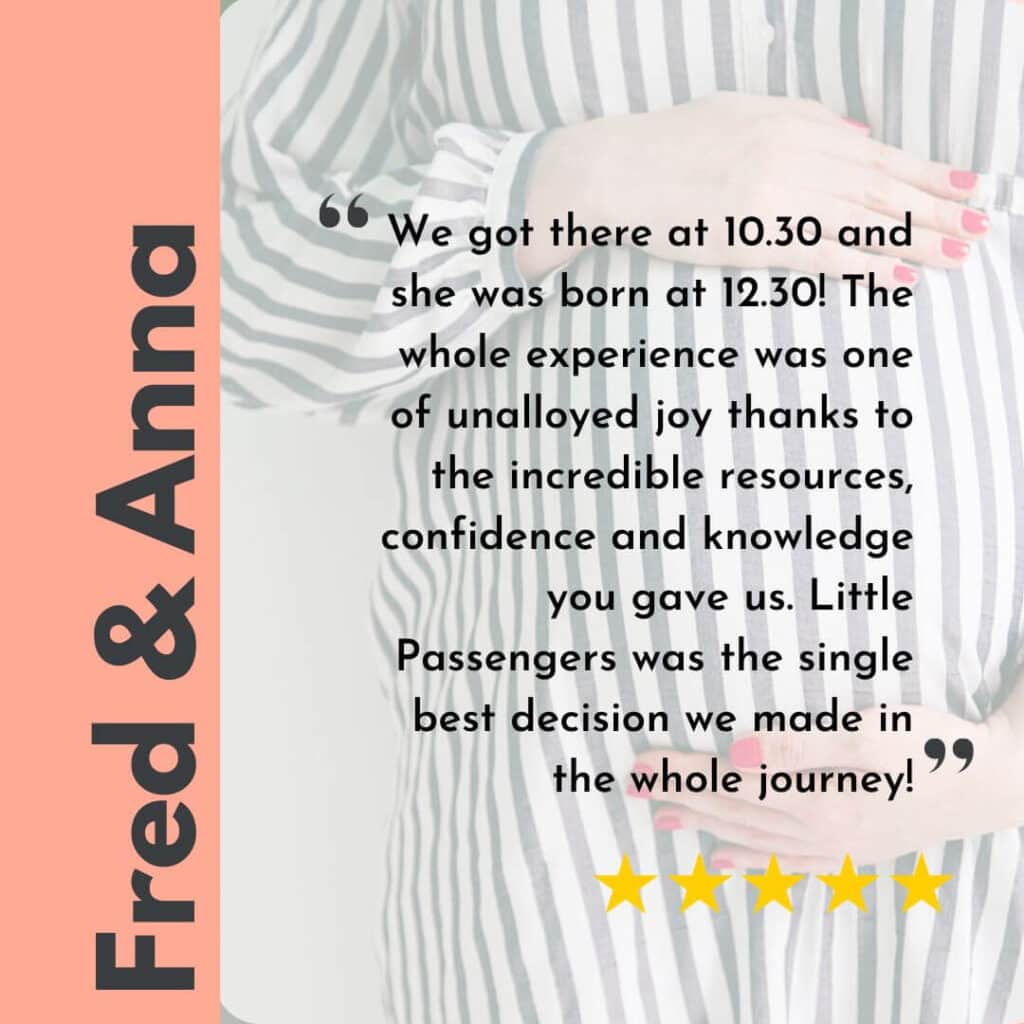 Fred & Anna review hypnobirthing in bristol